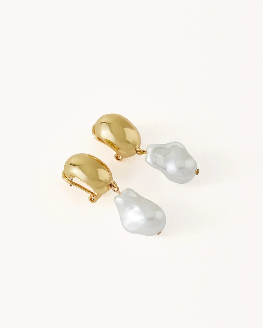 ELLE EARRING - GOLD-PEARL sold by Billini product image thumbnail 2