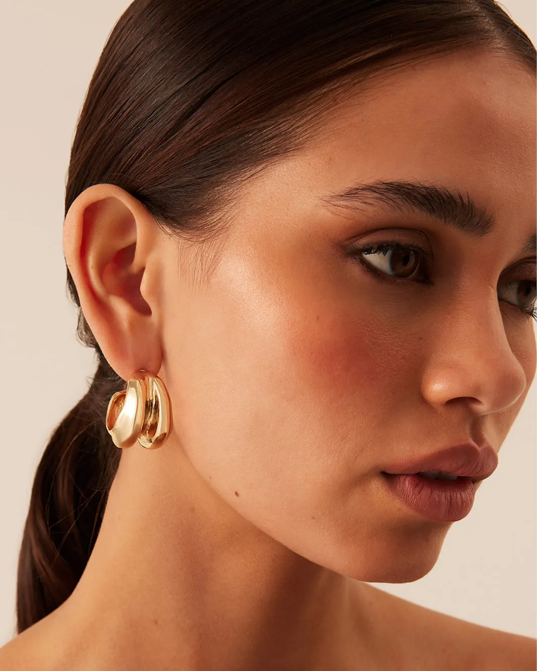 MIRA EARRING - GOLD sold by Billini product image thumbnail 4