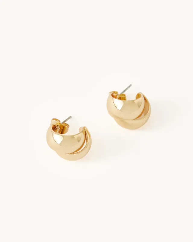 OLIVIA EARRING - GOLD sold by Billini