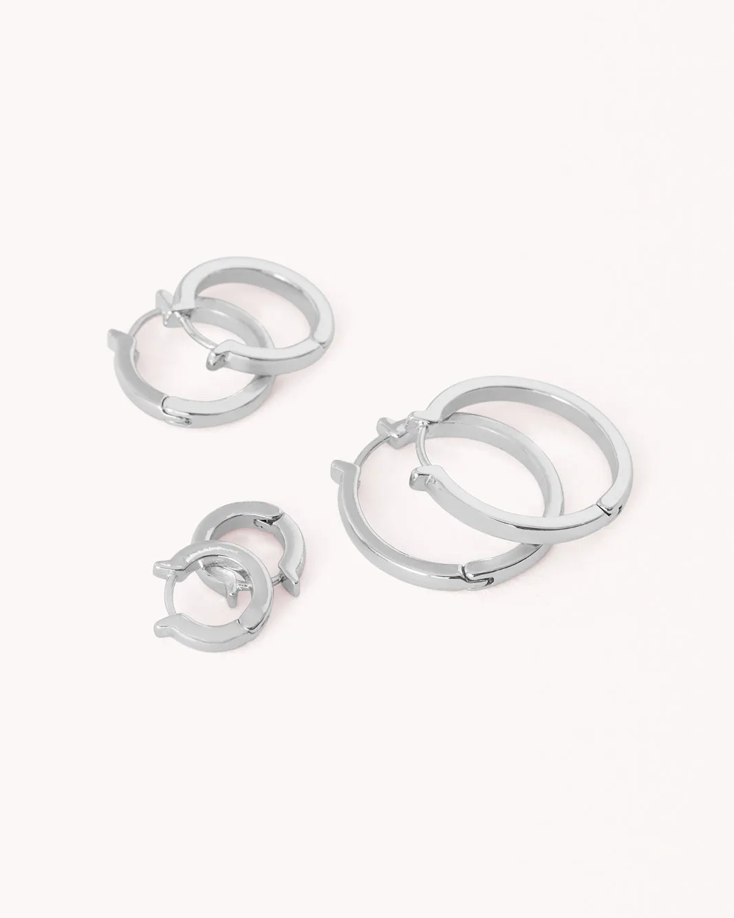 ADELINE EARRING 3 PACK - STERLING SILVER sold by Billini product image thumbnail 2