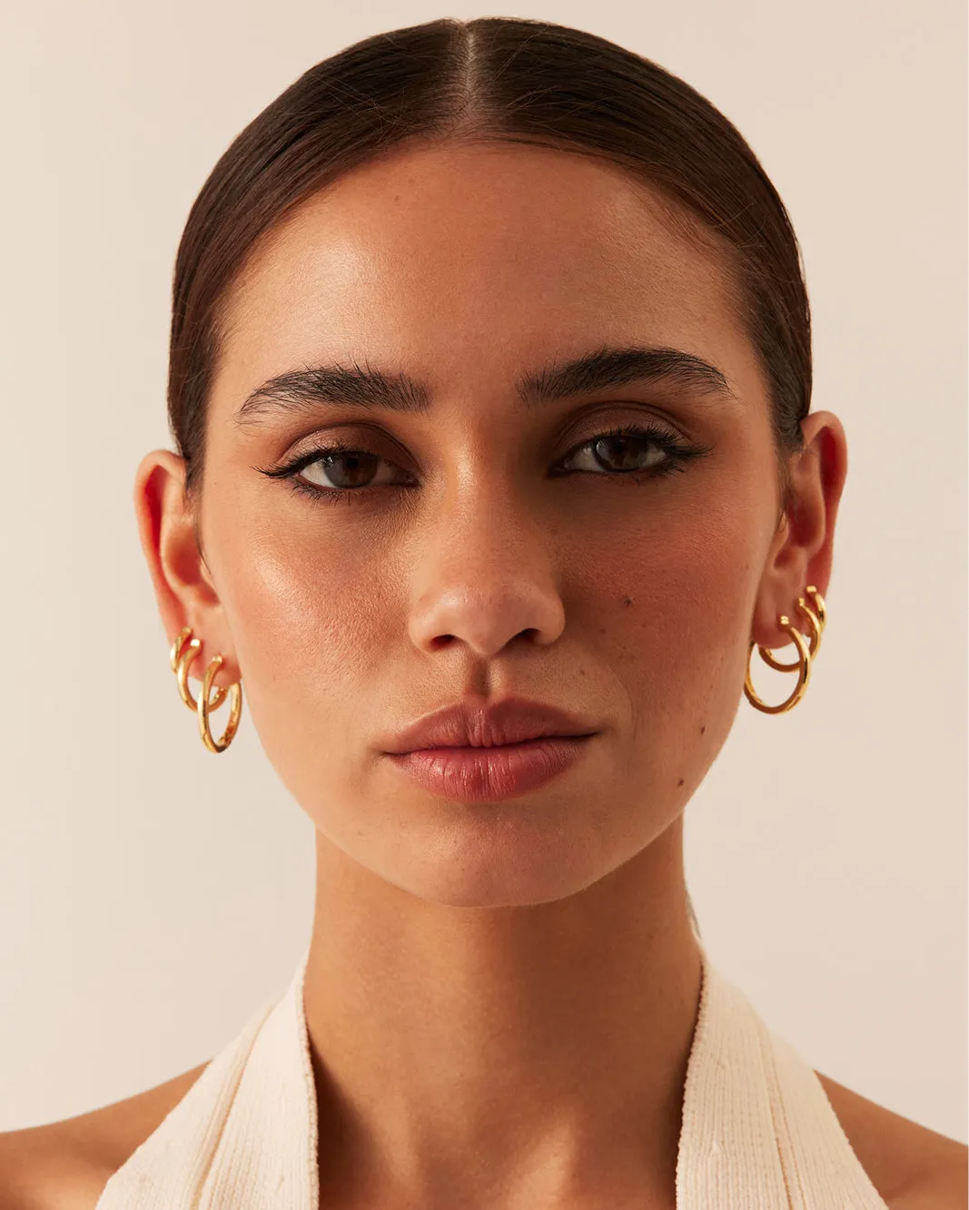 ADELINE EARRING 3 PACK - GOLD PLATED 18K sold by Billini product image thumbnail 2