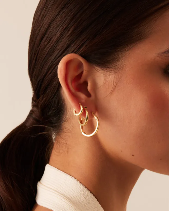 ADELINE EARRING 3 PACK - GOLD PLATED 18K sold by Billini