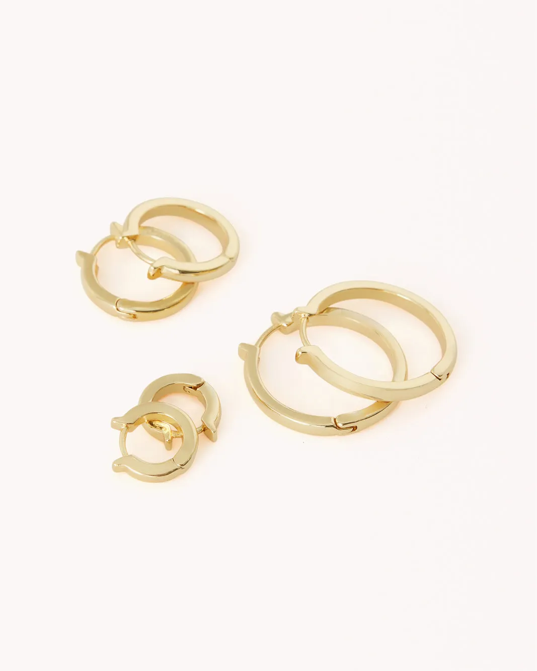 ADELINE EARRING 3 PACK - GOLD PLATED 18K sold by Billini product image thumbnail 3