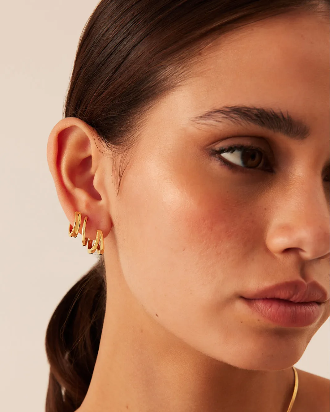 SERENITY EARRING 3 PACK - GOLD PLATED 18K sold by Billini