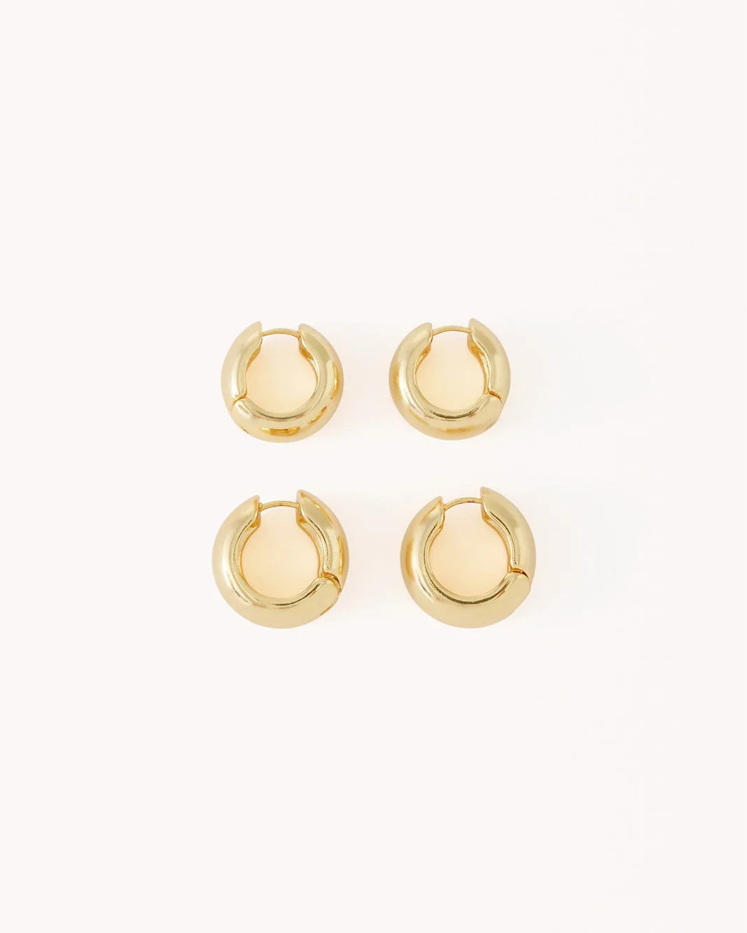 LUCIA EARRING 2 PACK - GOLD PLATED 18K sold by Billini product image thumbnail 2