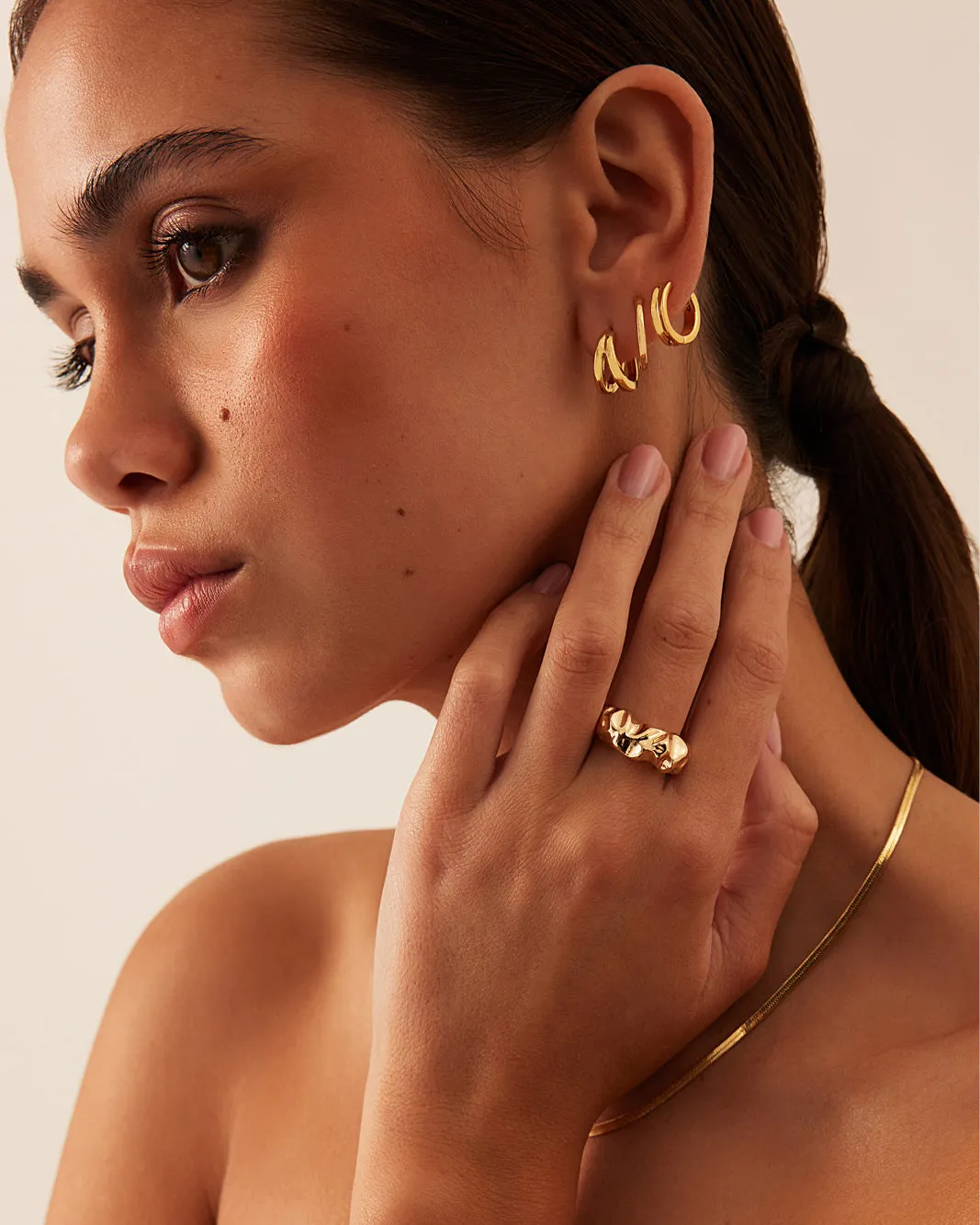 HALLIE RING - GOLD sold by Billini product image thumbnail 4