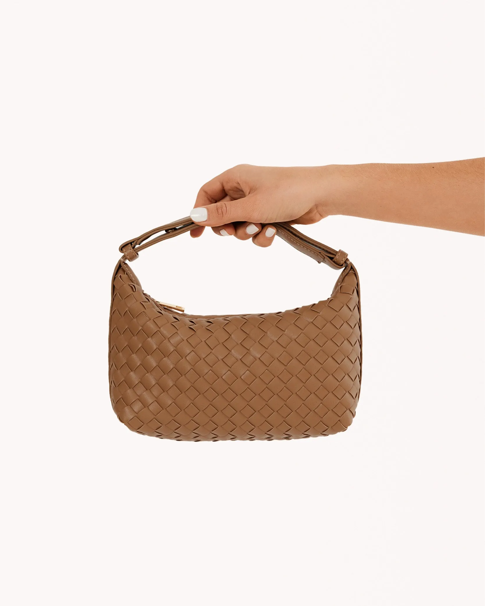 ISABELLE HANDLE BAG - TAN sold by Billini
