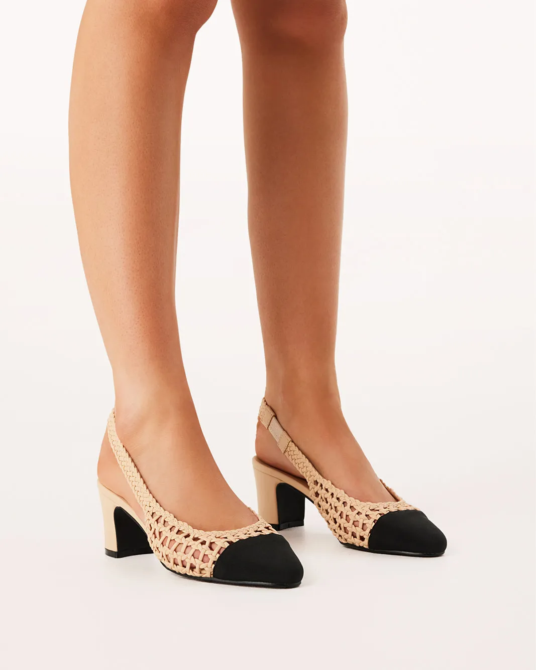 FLORIS - NOUGAT-BLACK GROSGRAIN sold by Billini product image thumbnail 4