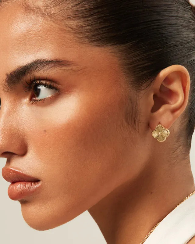 VANESSA EARRINGS - GOLD sold by Billini