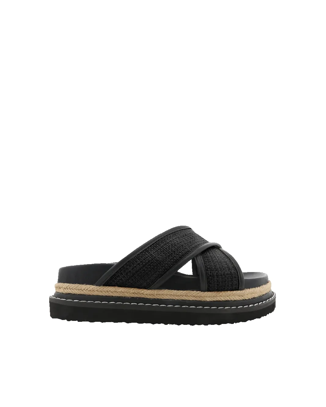 AYSHA - BLACK RAFFIA sold by Billini