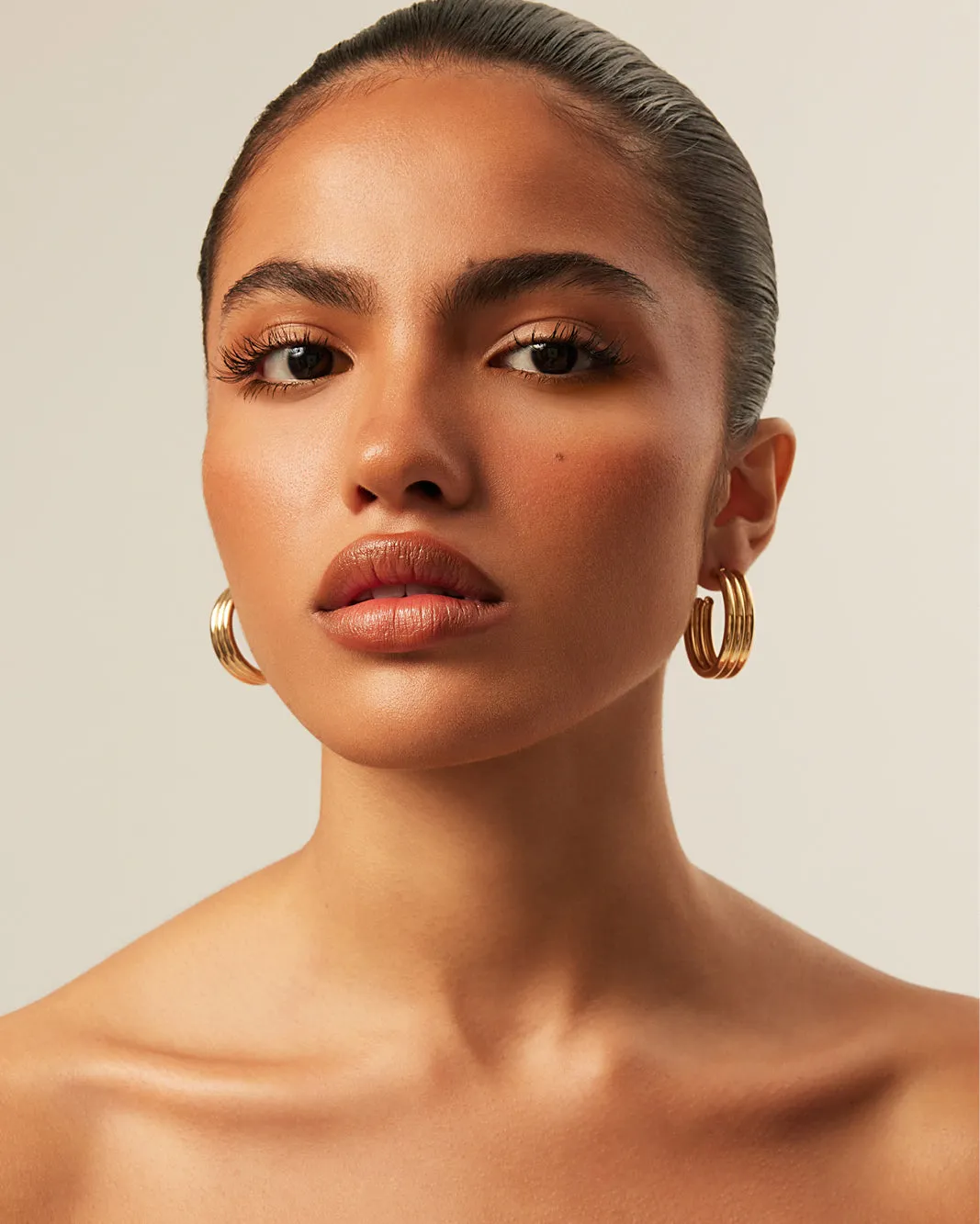 LEXIE EARRINGS - GOLD sold by Billini product image thumbnail 2