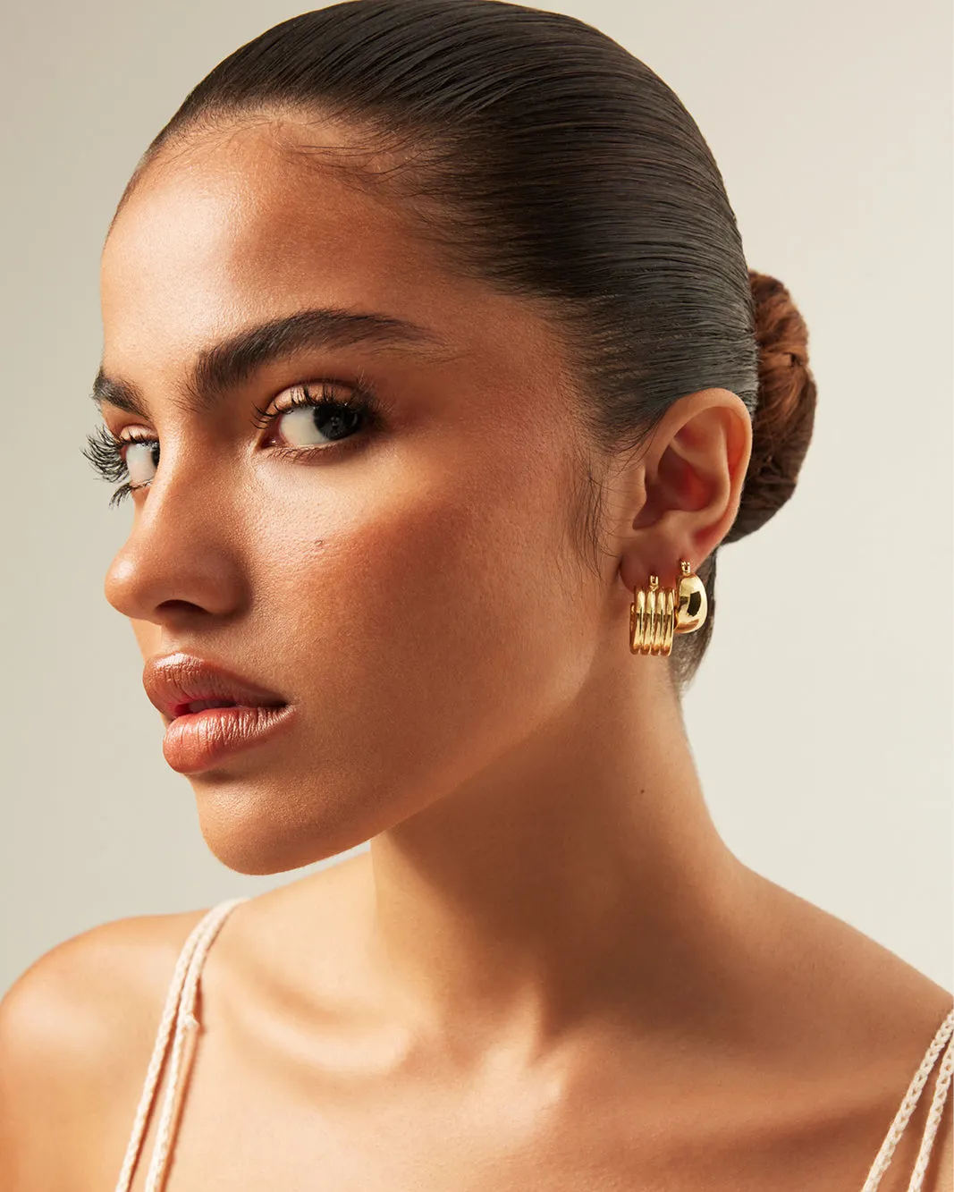 CINDY EARRING 2 PACK - GOLD PLATED 18K sold by Billini product image thumbnail 2