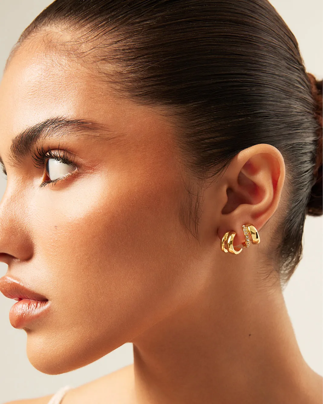 LIMA EARRING 2 PACK - GOLD PLATED 18K sold by Billini