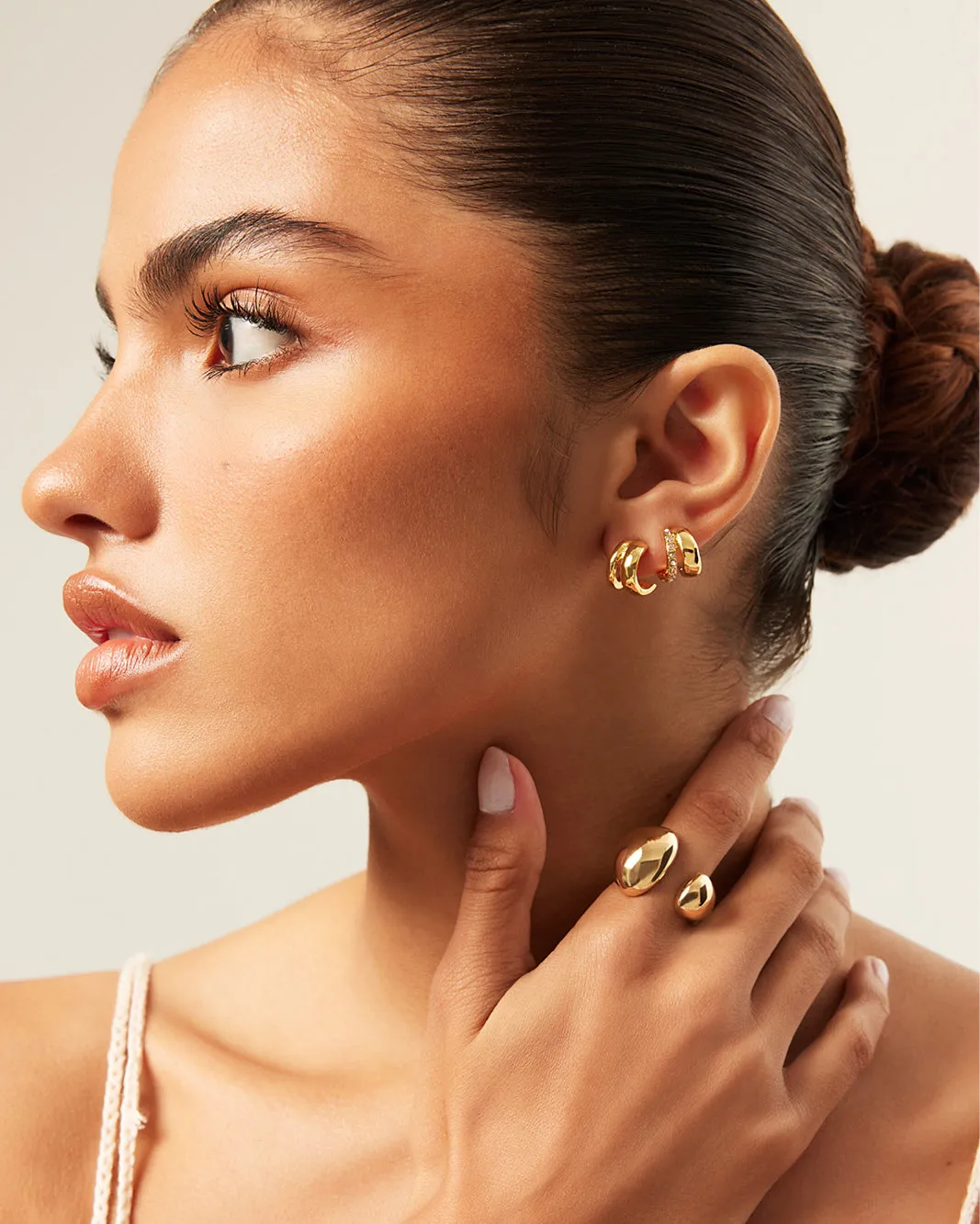 LIMA EARRING 2 PACK - GOLD PLATED 18K sold by Billini product image thumbnail 2