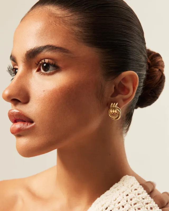 ANTHE MINI EARRINGS - GOLD sold by Billini