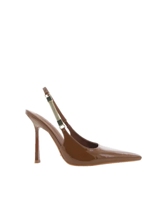 BIRDIE - CARAMEL PATENT sold by Billini