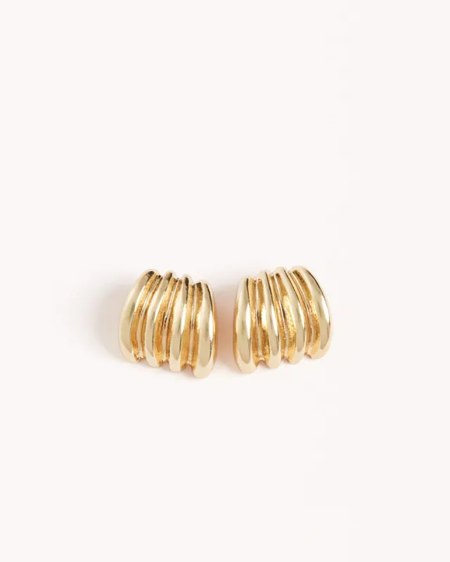 KENDALL EARRINGS - GOLD sold by Billini