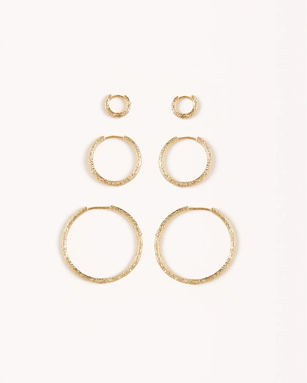 SEMARA EARRING 3 PACK - GOLD PLATED 18K sold by Billini product image thumbnail 2