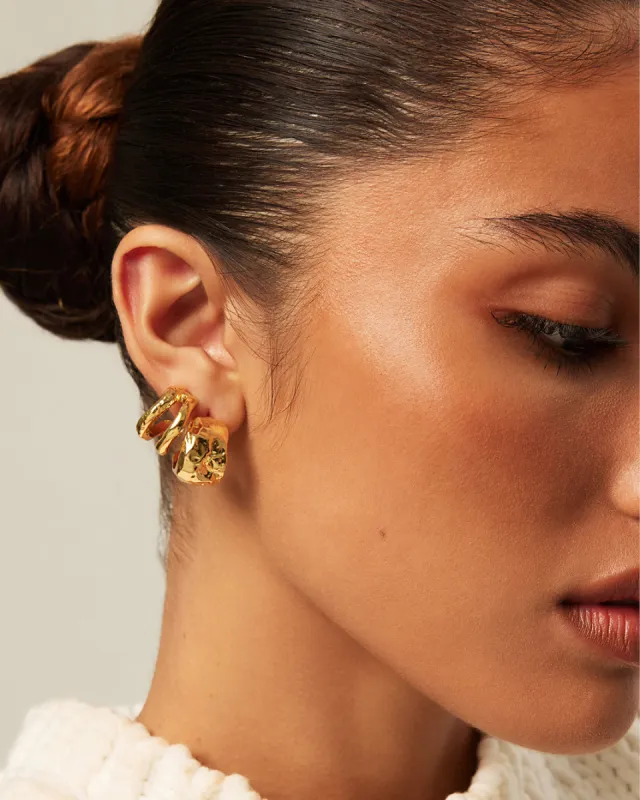 ROSIE EARRING 2 PACK - GOLD PLATED 18K sold by Billini
