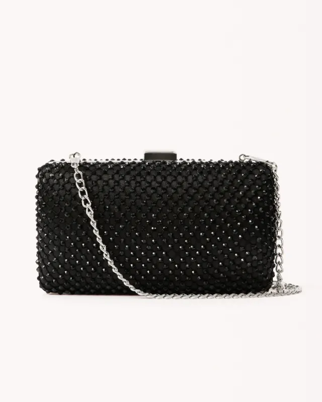 SLOAN CLUTCH BAG - BLACK sold by Billini