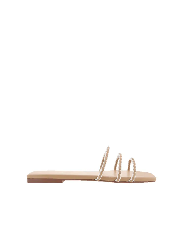 FORREST - DARK NUDE-WHITE CONTRAST sold by Billini