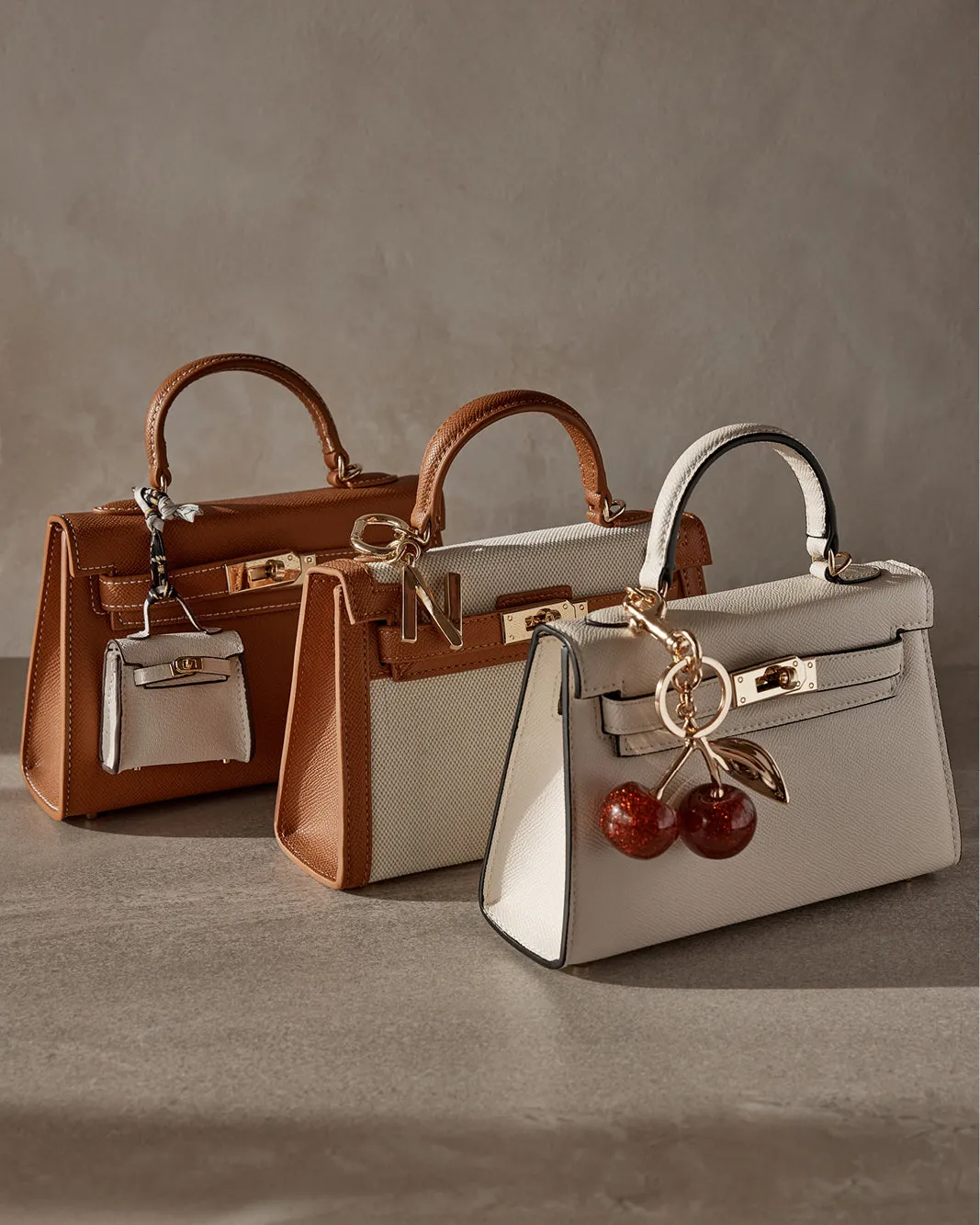 CHERRY BAG CHARM - GOLD sold by Billini product image thumbnail 5