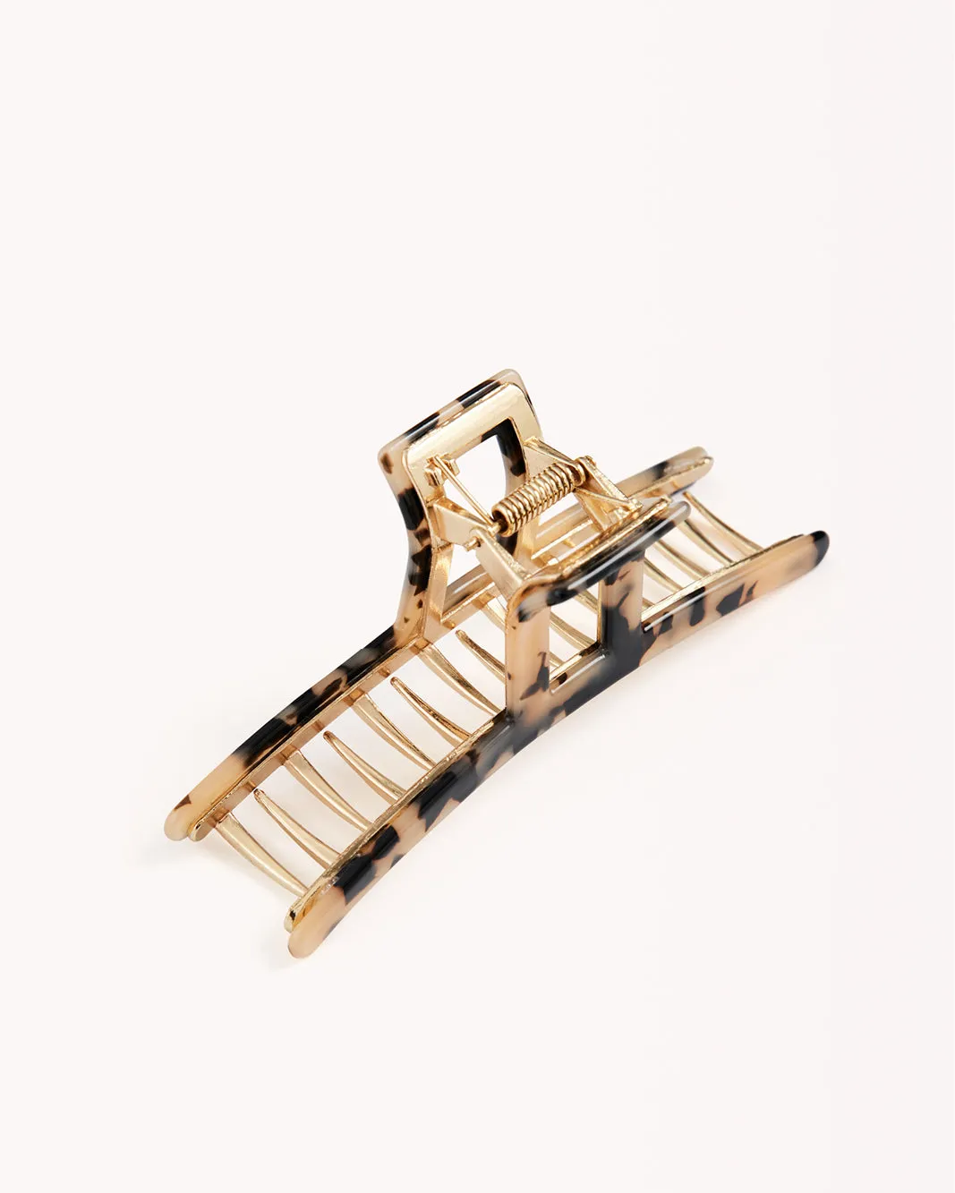 RESIN METAL CLAW CLIP - BLONDE TORT-GOLD sold by Billini