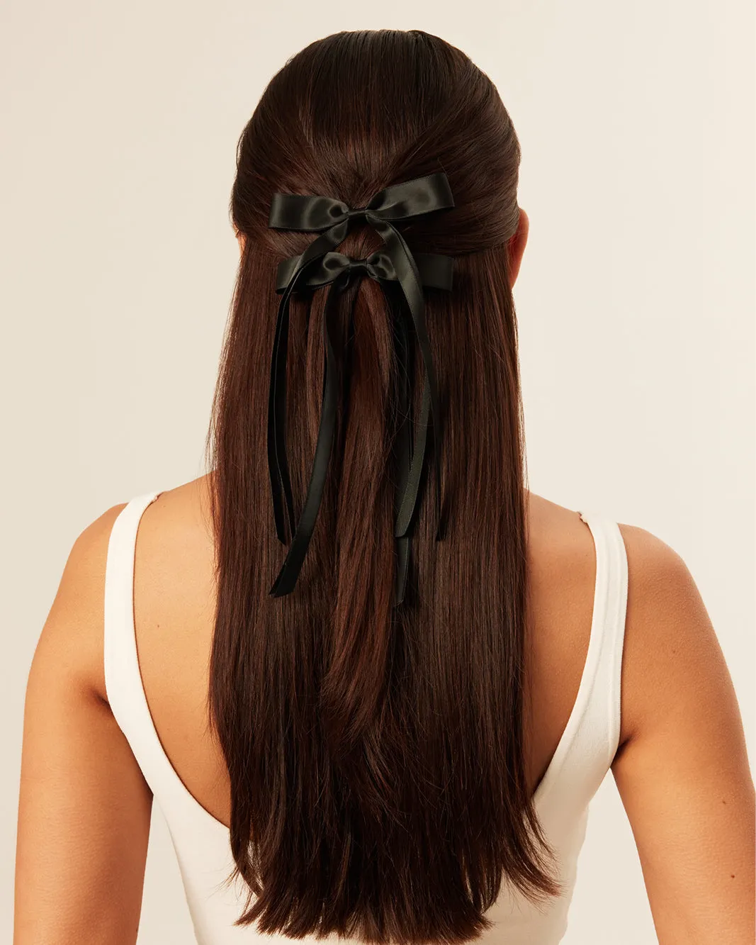 BOW HAIR CLIP 2 PACK - BLACK sold by Billini product image thumbnail 3