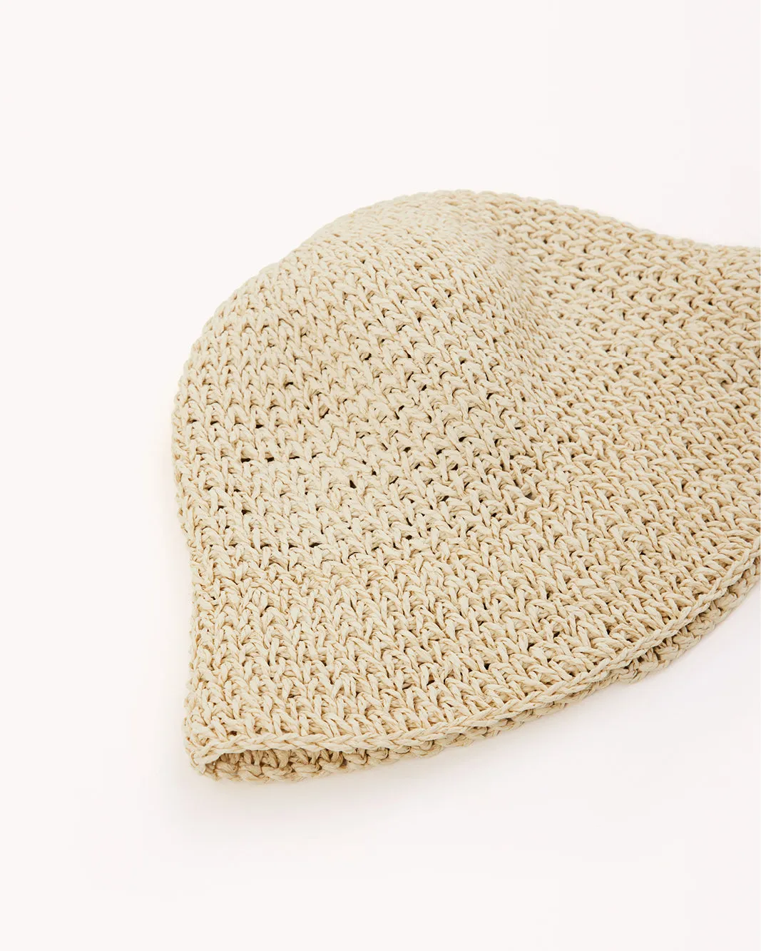 STRAW BUCKET HAT - NATURAL RAFFIA sold by Billini product image thumbnail 3