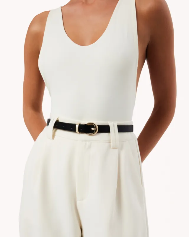 BELLA BELT - BLACK-GOLD sold by Billini