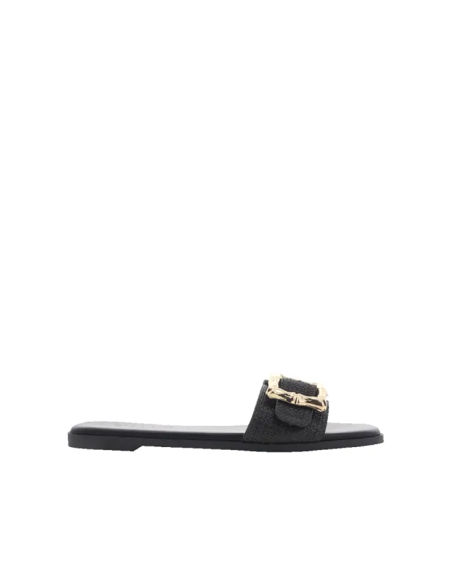 XABI - BLACK RAFFIA sold by Billini