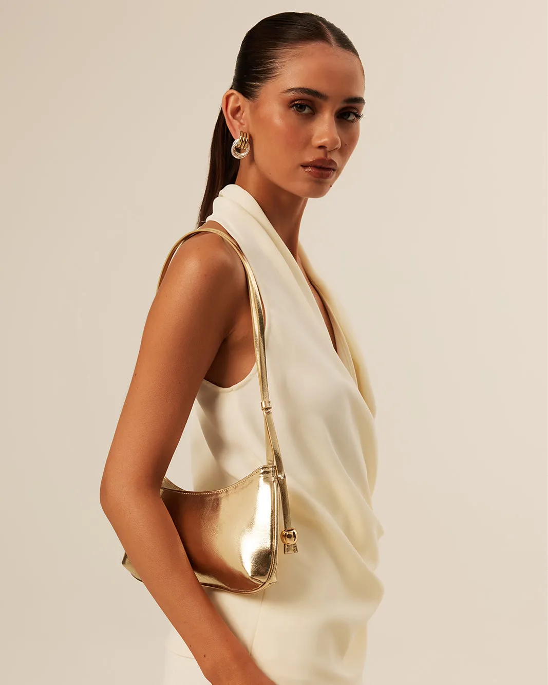 ROSABELLE SHOULDER BAG - GOLD METALLIC sold by Billini product image thumbnail 2