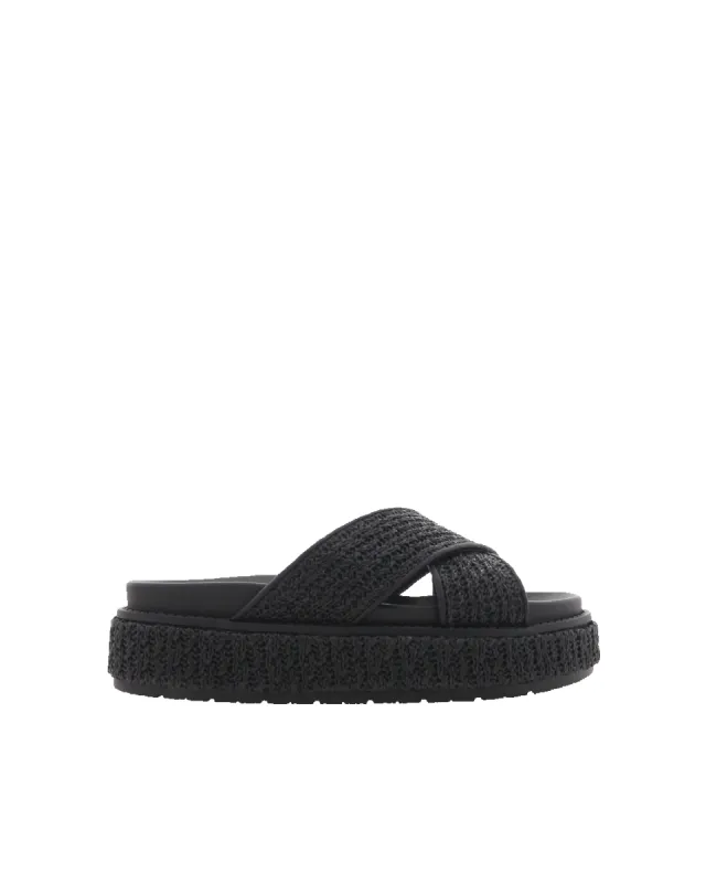 HAISLEY - BLACK RAFFIA made by Billini