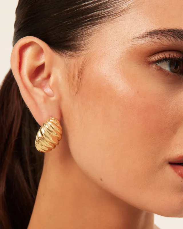 MINA EARRINGS - GOLD sold by Billini