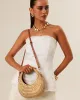 GIANNA HANDLE BAG - NATURAL RATTAN sold by Billini