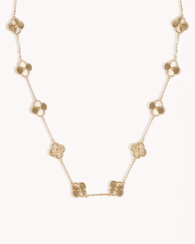 VERONICA NECKLACE - GOLD-GOLD sold by Billini