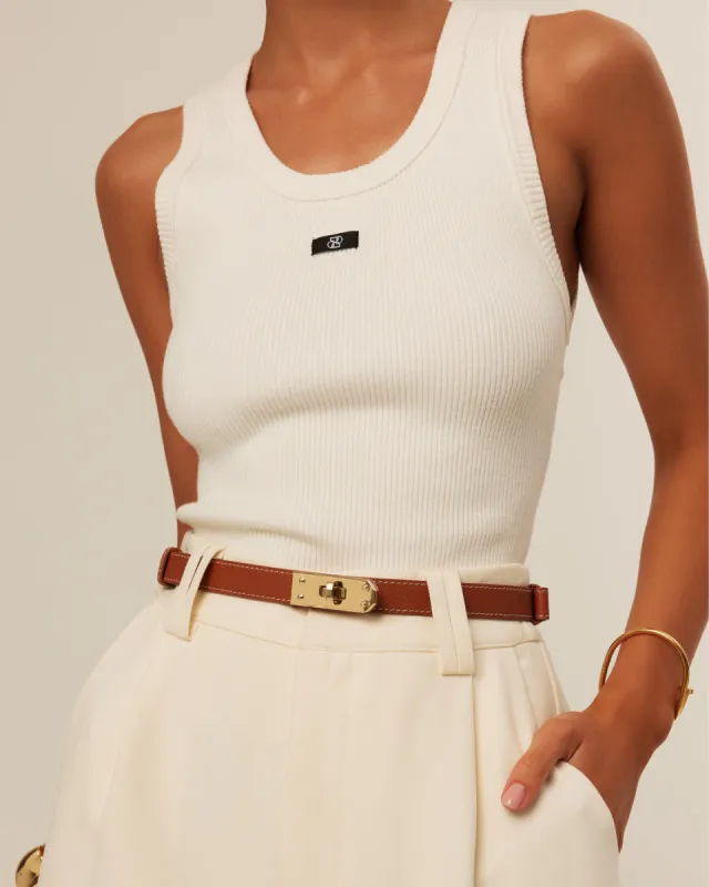 BLAKE BELT - TAN-GOLD sold by Billini