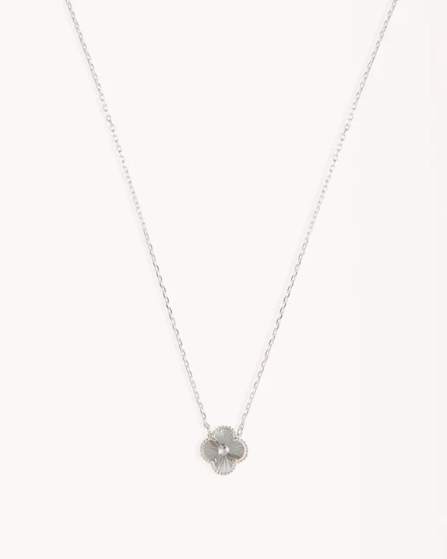 VERENA NECKLACE - SILVER-SILVER sold by Billini
