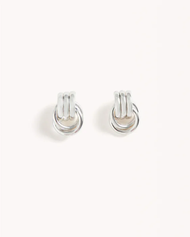 ANTHE MINI EARRINGS - SILVER sold by Billini