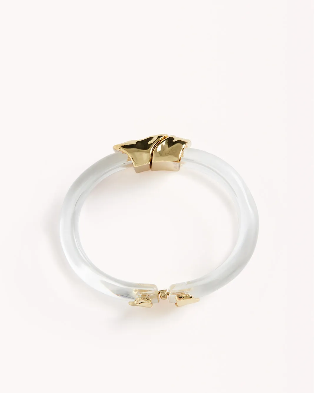 ARIAH BANGLE - CLEAR-GOLD PLATED 18K sold by Billini product image thumbnail 4