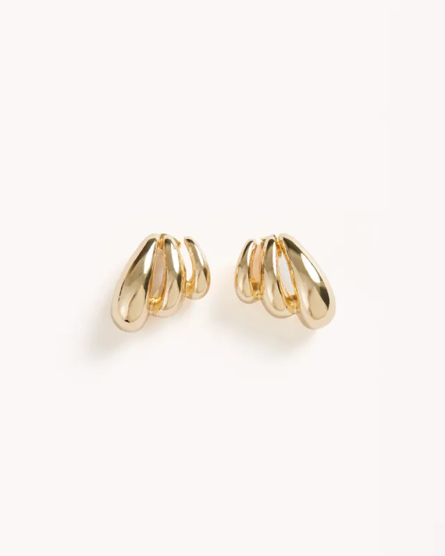 VALERIE EARRINGS - GOLD sold by Billini