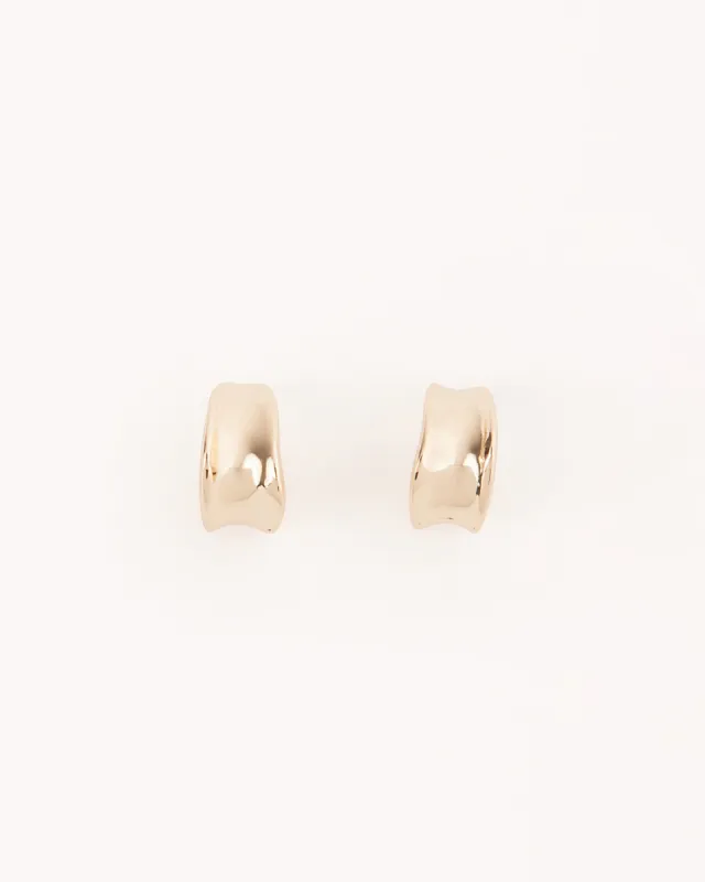 LYLA EARRINGS - GOLD sold by Billini
