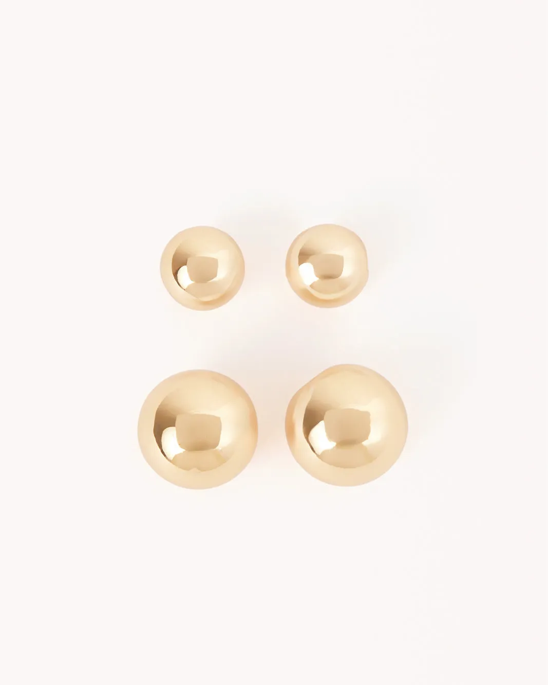 NINA EARRINGS 2 PACK - GOLD PLATED 18K sold by Billini