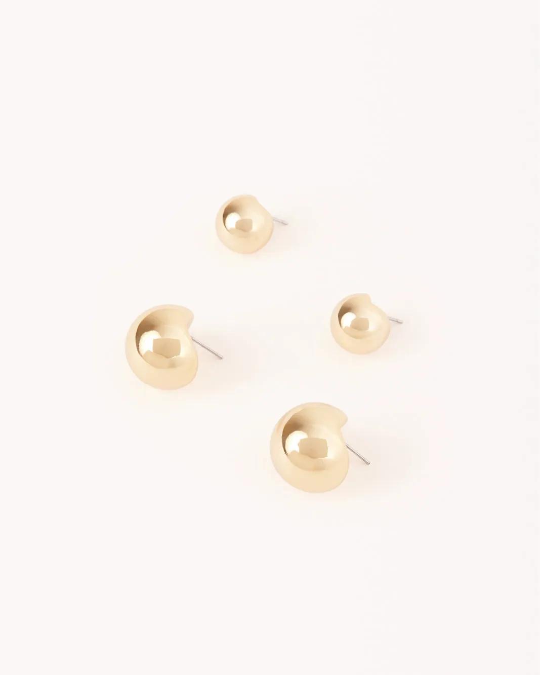 NINA EARRINGS 2 PACK - GOLD PLATED 18K sold by Billini product image thumbnail 2