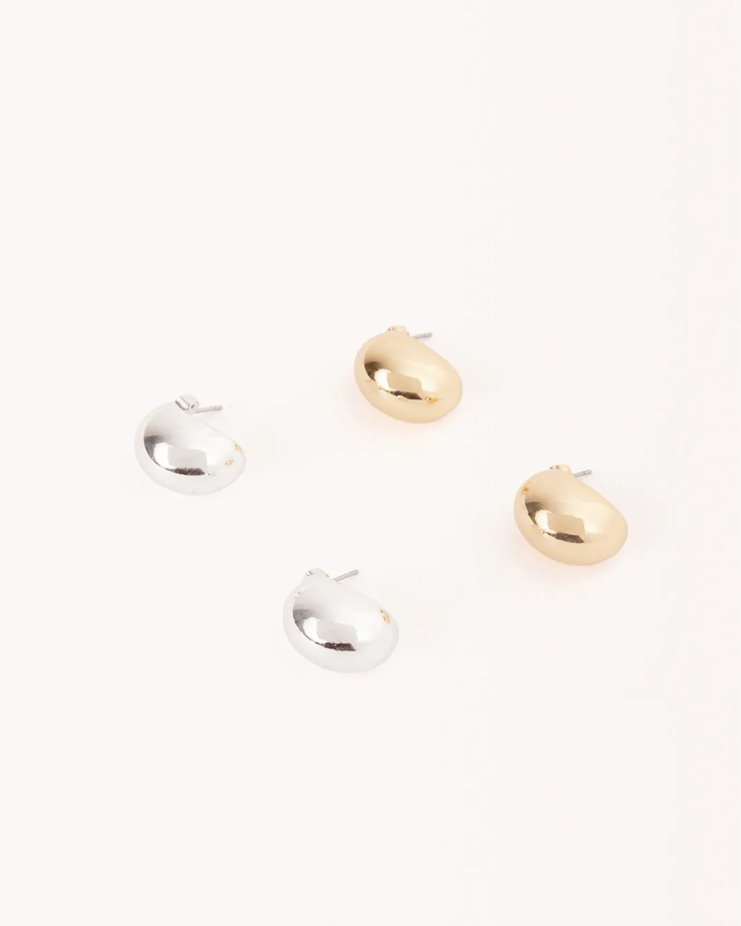 ELENA EARRINGS 2 PACK - GOLD PLATED 18K-STERLING SILVER sold by Billini