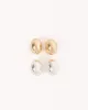ELENA EARRINGS 2 PACK - GOLD PLATED 18K-STERLING SILVER sold by Billini