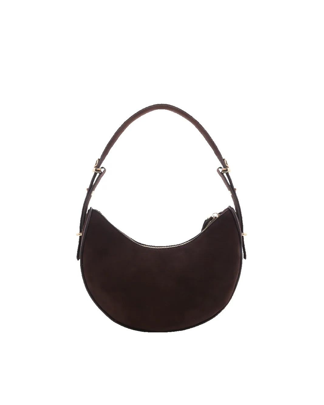 HALO SHOULDER BAG - CHOCOLATE SUEDE sold by Billini product image thumbnail 3