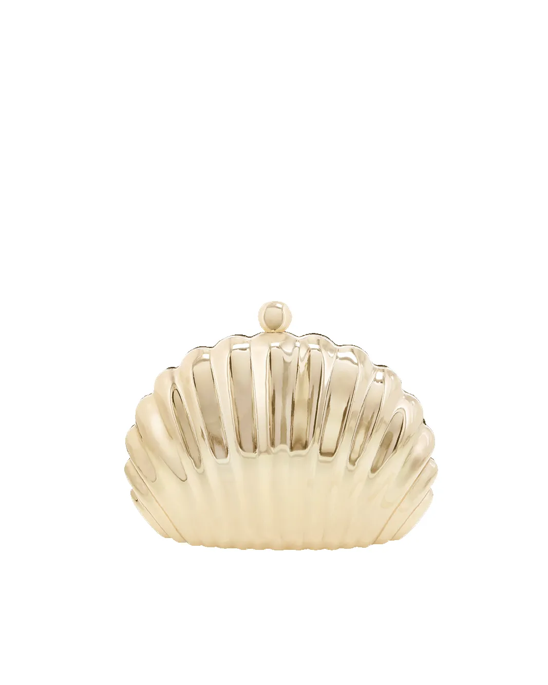 SHELL CLUTCH BAG - GOLD METALLIC sold by Billini product image thumbnail 2