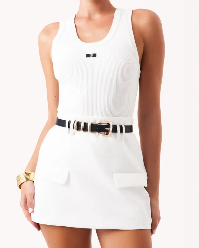 CHARLOTTE BELT - BLACK-GOLD sold by Billini