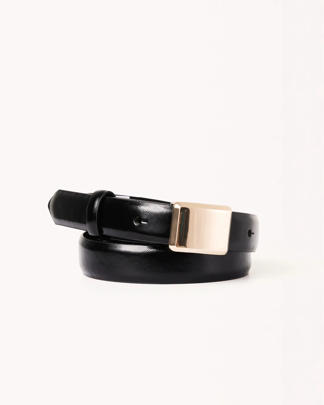 COBY BELT - BLACK SHINE-GOLD sold by Billini product image thumbnail 2